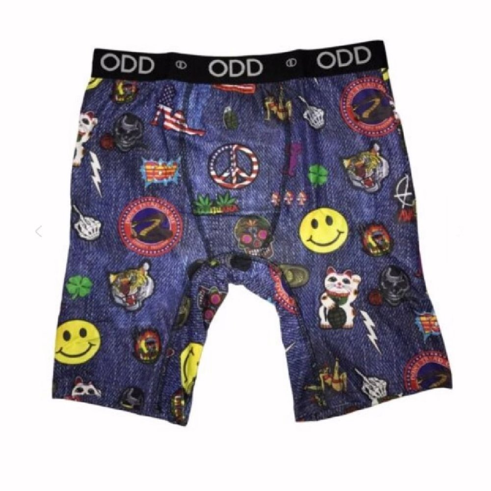 Denim And Patches Style Boxer Shorts Underwear Briefs - New Fast Shipping